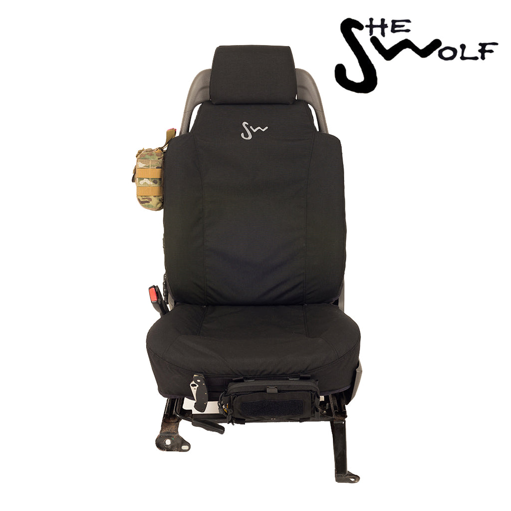 Seat covers – Organizer set for the front of the Land Rover Discovery 2