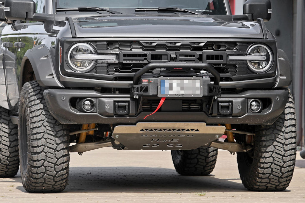 Lightweight Folding Winch License Plate Bracket