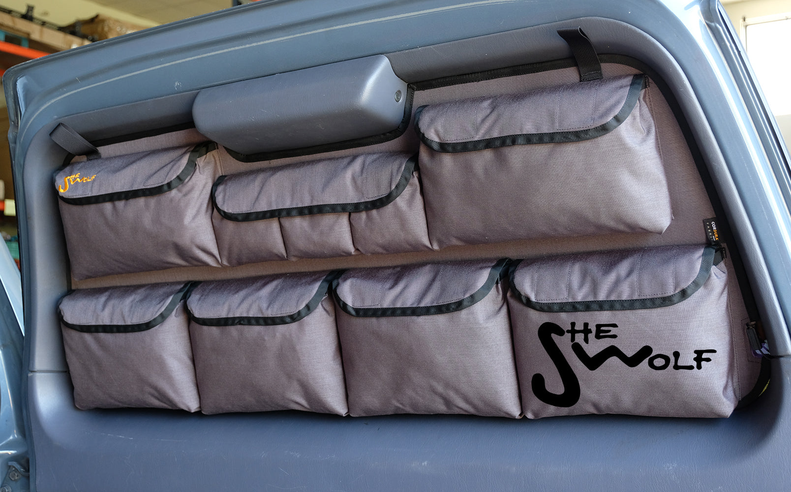 SHE-WOLF Rear Window Organizer for Toyota Land Cruiser J90