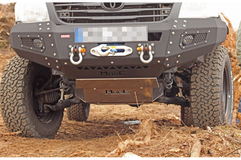 Aluminum Underrun Protection Engine & Steering Toyota Hilux 7 Vigo 2005-2011 with Winch Bumper