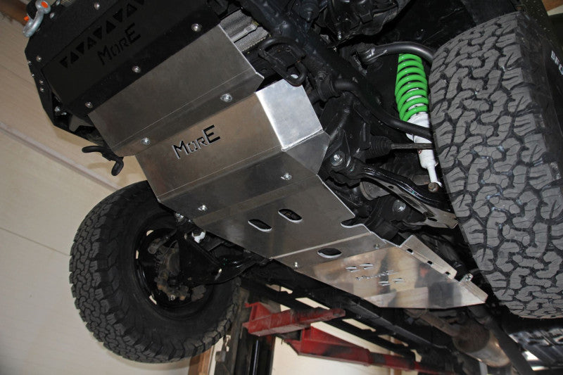 Aluminum Underrun Protection Engine & Steering Toyota Hilux 7 Vigo 2005-2011 with Winch Bumper