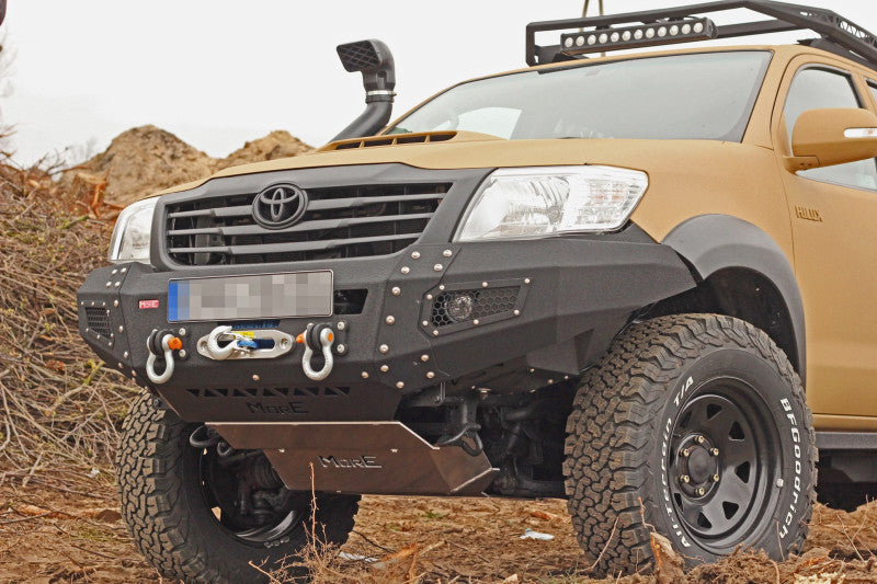 Aluminum Underbody Protection Engine & Steering Toyota Hilux Vigo 7 2011-2015 with Winch Bumper