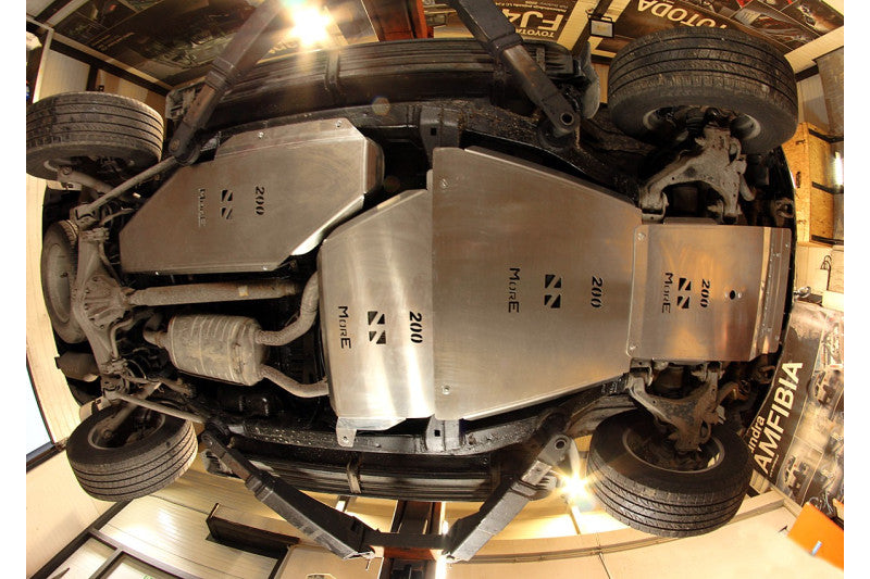 Aluminium Unterfahrschutz Motor & Achse Toyota Land Cruiser J200
