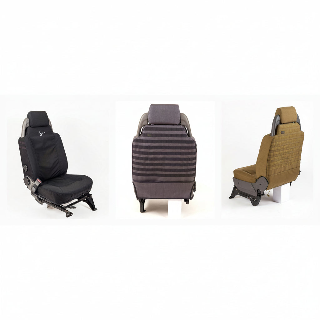 Seat covers - Organizer set for the front seats of the Toyota Hilux 2016-2023