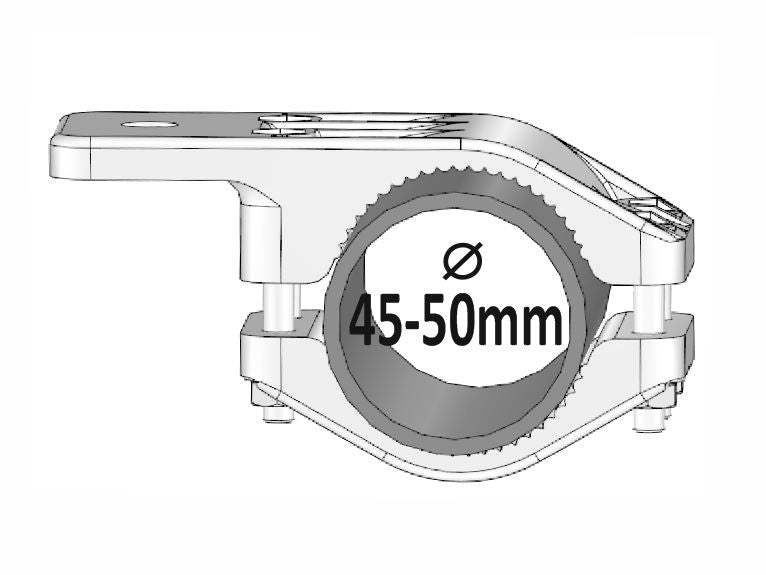 FITRUB 45-50 mm Montageklemme Halter für Rohre