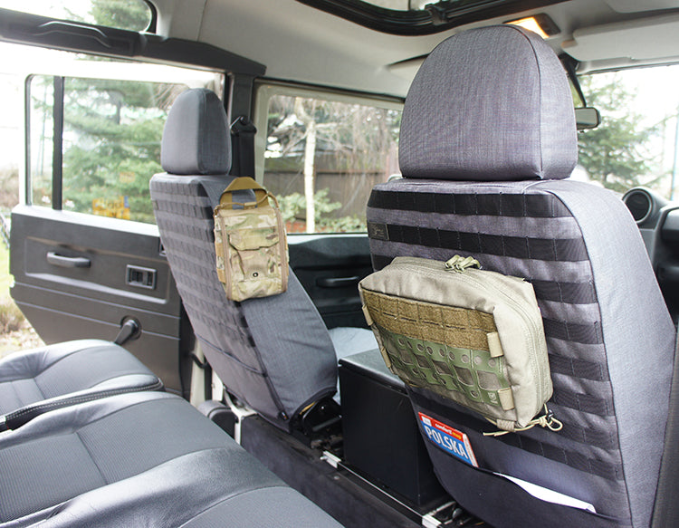 Housses de sièges avant pour Land Rover Defender 2007 - 2016