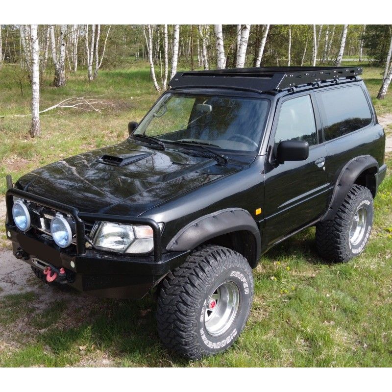 Nissan Patrol GU / GR Y61 Aluminium Low Profile Dachträger 3-Türer