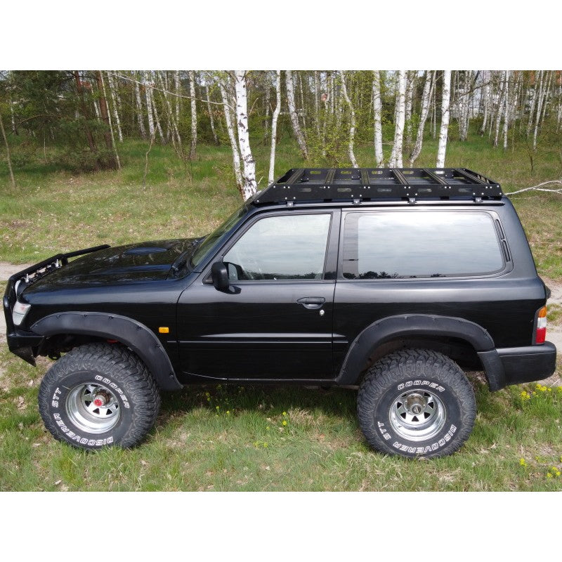 Nissan Patrol GU / GR Y61 Aluminium Low Profile Dachträger 3-Türer
