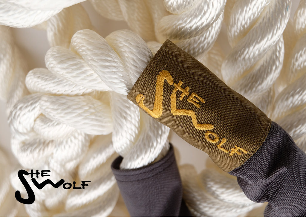 Câble cinétique 16 tonnes Ø28 mm 8 m