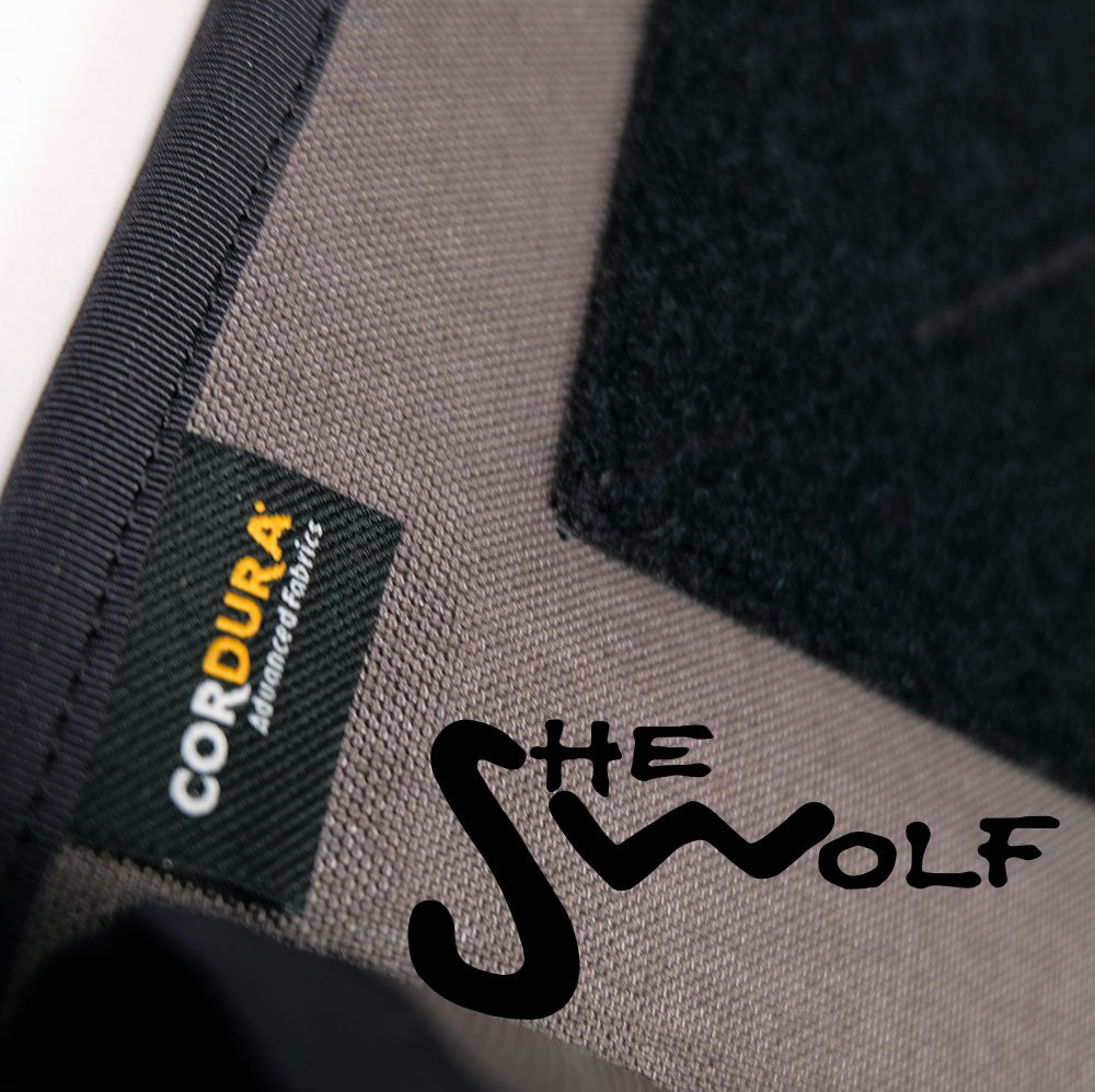 VW T6.1 rear window organizer set with first aid kit and tear-off bags