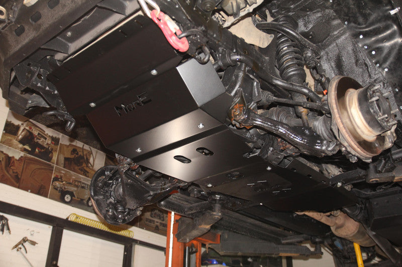 Stahl Unterfahrschutz Motor & Lenkung Toyota Hilux 7 Vigo 2011-2015 mit MO-Z014 Stostange