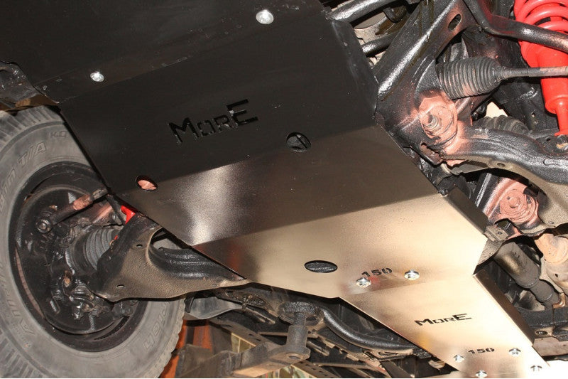 Stahl Unterfahrschutz Motor & Lenkung Toyota Land Cruiser 150 mit MO-Z007 Stoßstange