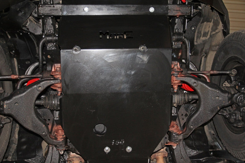 Protection inférieure en acier Toyota Land Cruiser J150 à partir de 2017 + rehausse