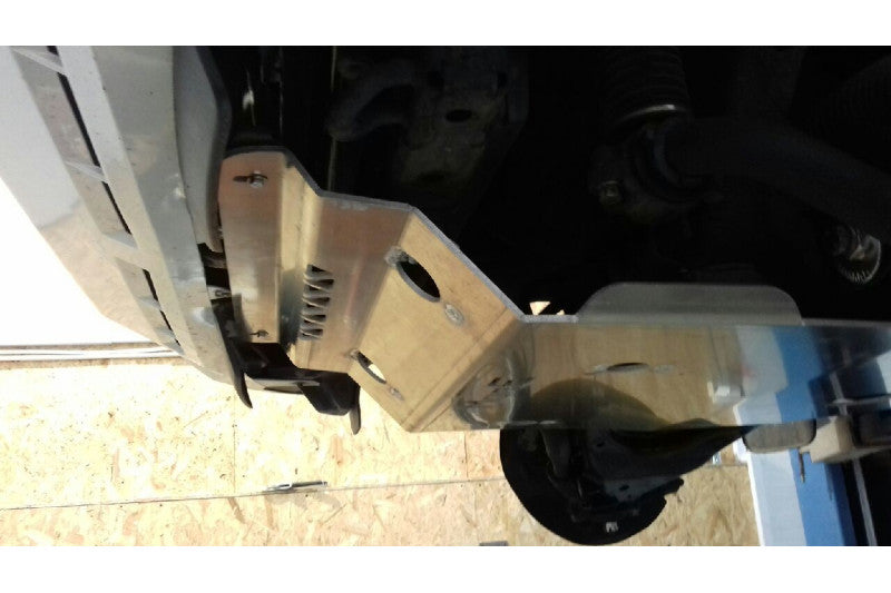 Protection inférieure en acier Toyota Land Cruiser J150 à partir de 2017 + rehausse
