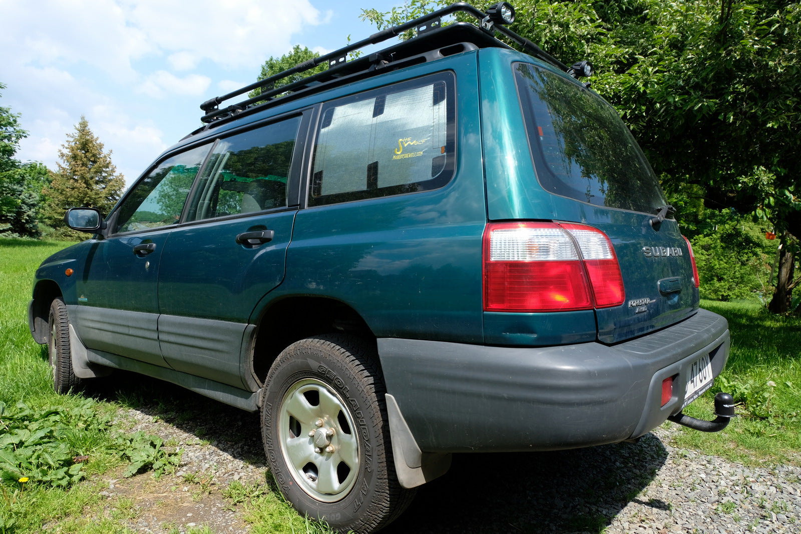SHE-WOLF Side Window Organizer for Subaru Forester I SF 1997-2002