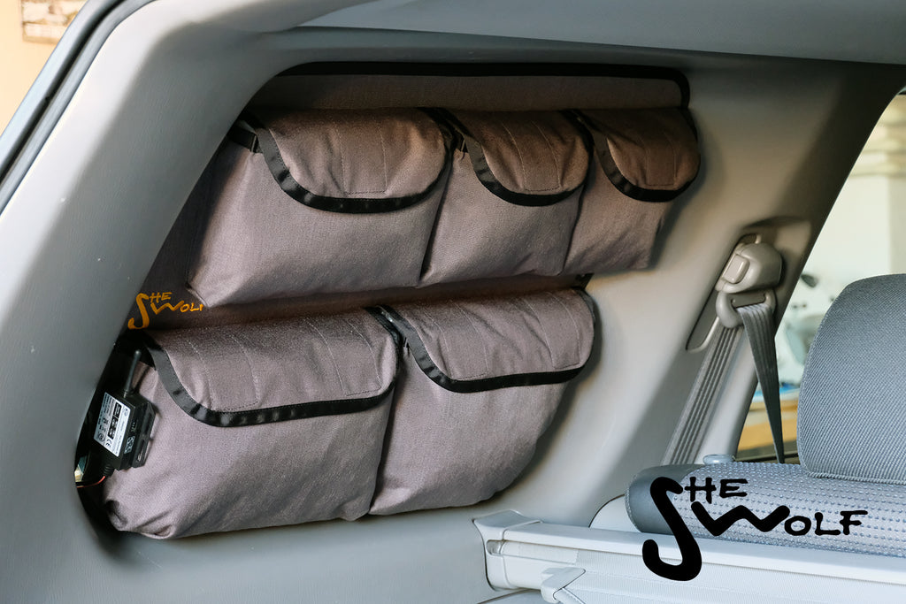 SHE-WOLF Side Window Organizer for Subaru Forester II SG 2002-2008