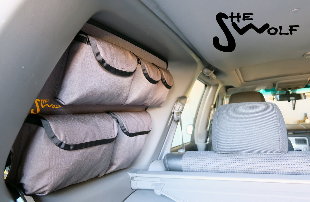 SHE-WOLF Side Window Organizer for Subaru Forester II SG 2002-2008