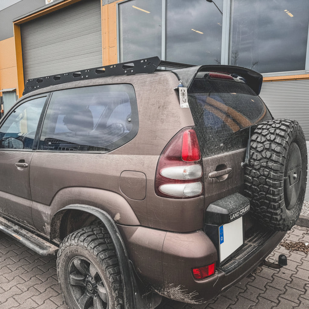 Galerie de toit discrète pour Toyota Land Cruiser 120/125 / Lexus LX 470 (3 portes)