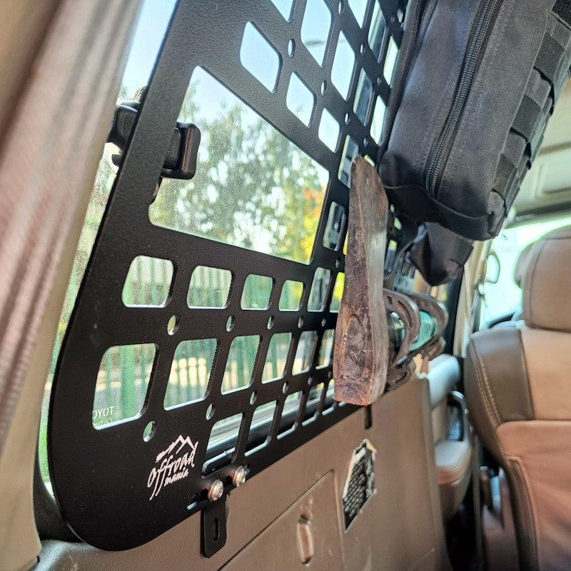 Panel Molle para ventana trasera Toyota Land Cruiser 80 y Lexus LX 450