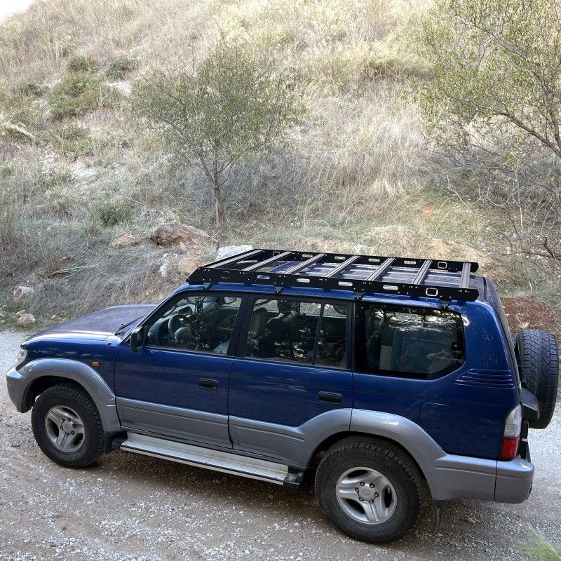 Toyota Land Cruiser Prado 90 95 5-door Aluminium Low Profile Roof Rack