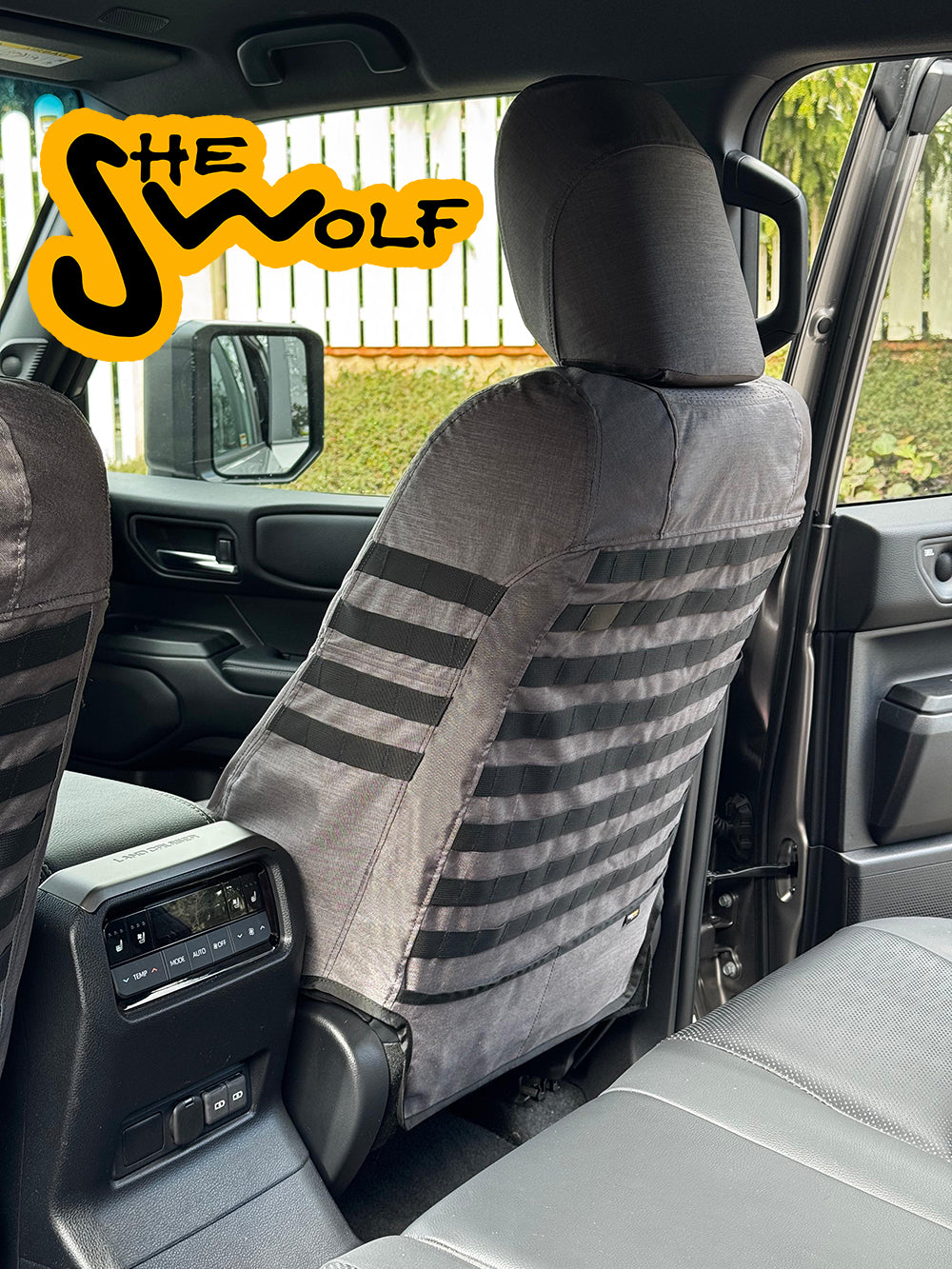 Seat covers - Organizer set for the front of the Toyota Land Cruiser J250
