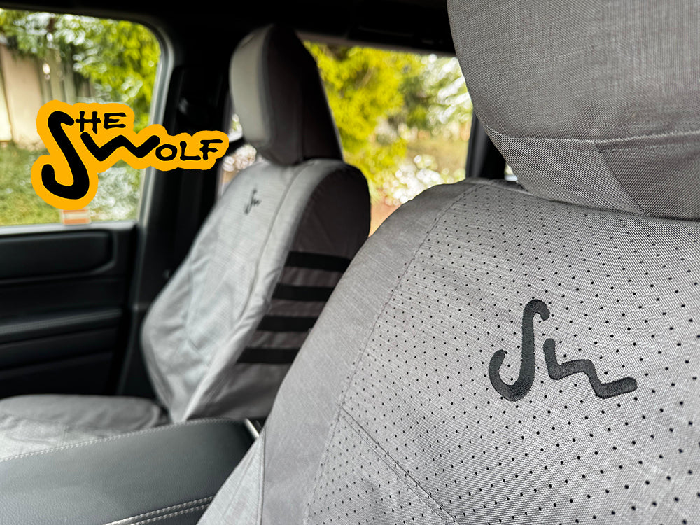 Seat covers - Organizer set for the front of the Toyota Land Cruiser J250