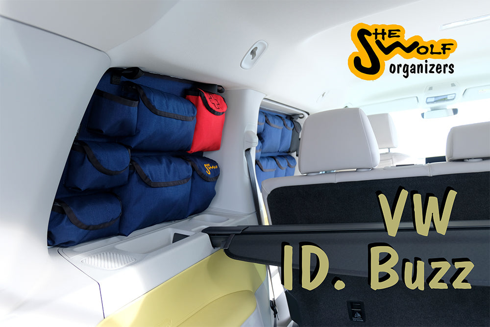 Sacoche de fenêtre pour VW ID. Buzz Organisateur de vitres latérales