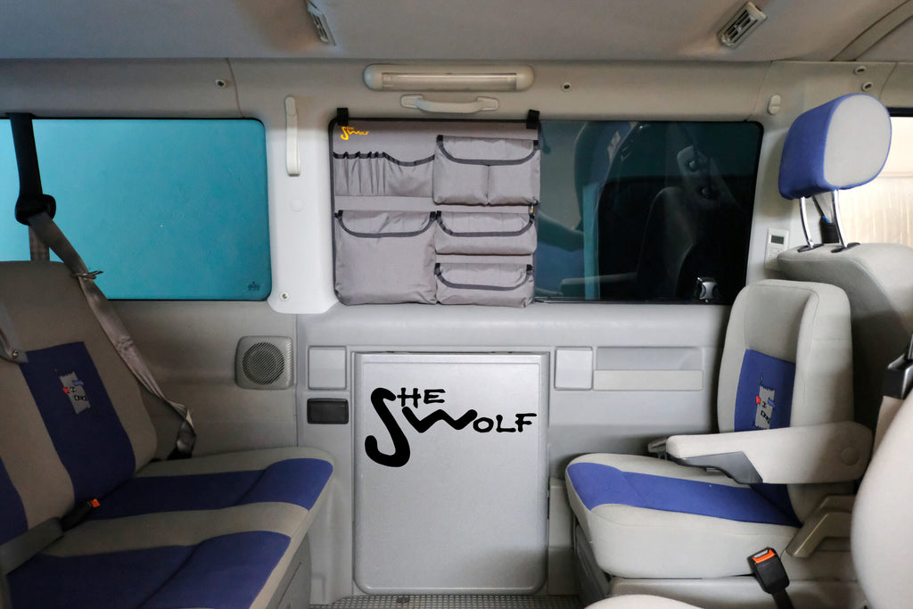 SHE-WOLF VW T4 window organizer, left center (half window)